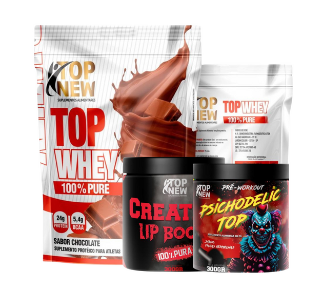 Creatina + Pré treino / brinde Whey