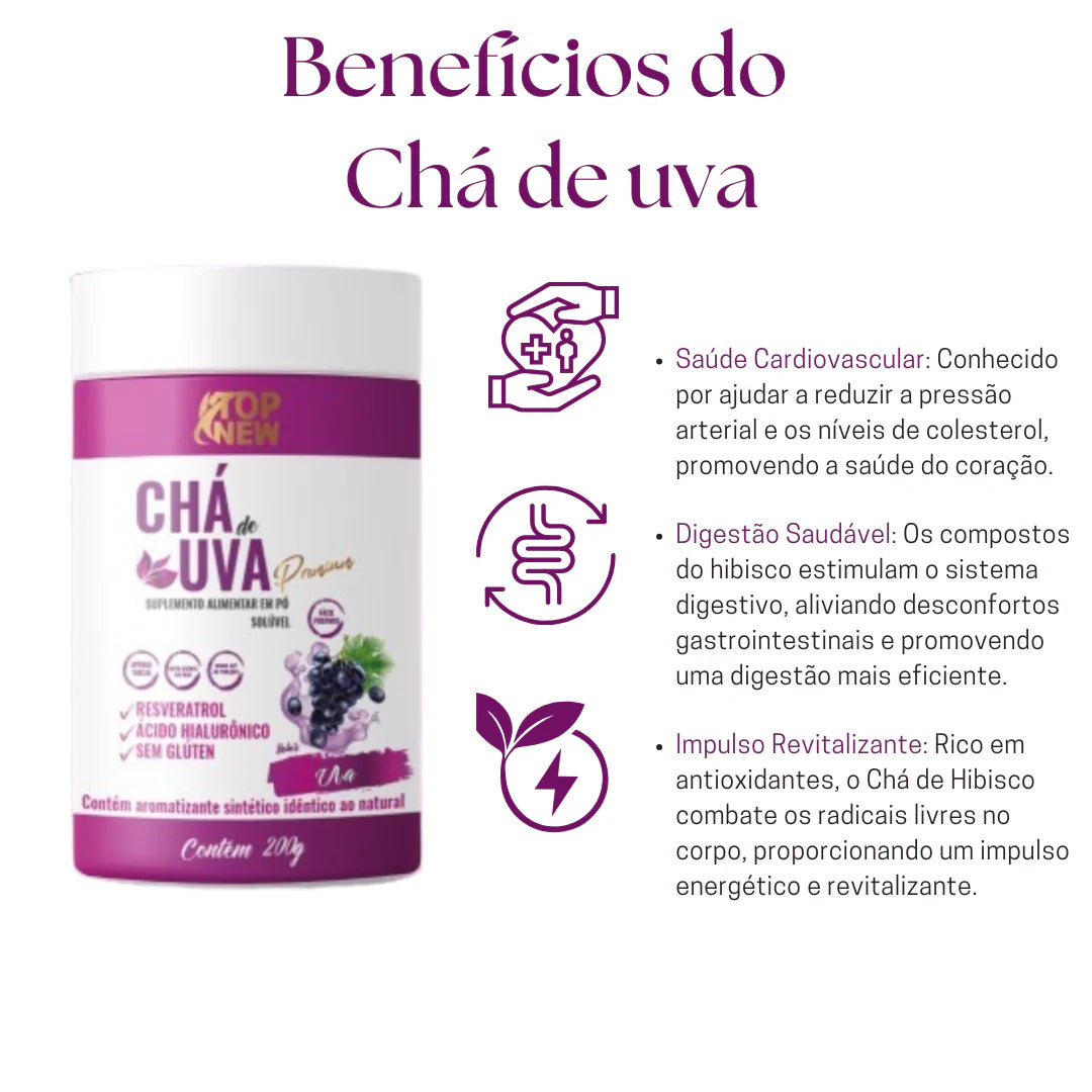 Chá de Uva - Suplemento Alimentar