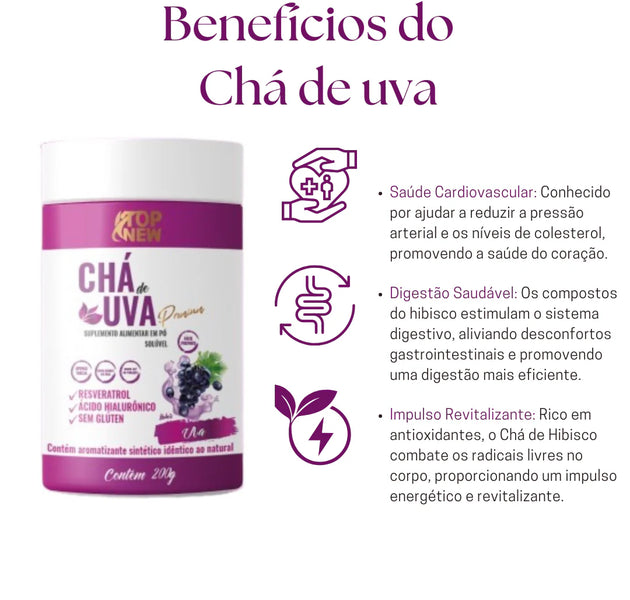 Chá de Uva - Suplemento Alimentar