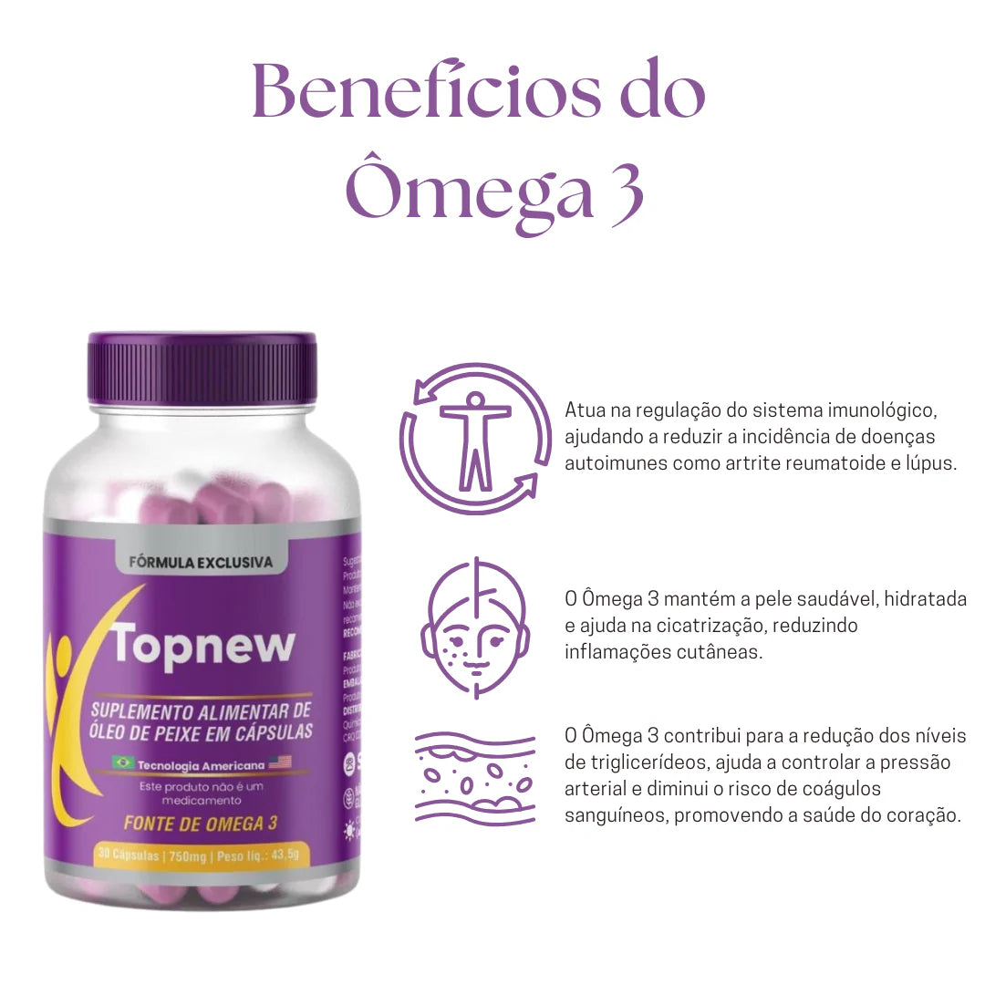 Ômega 3 - 30 Cápsulas