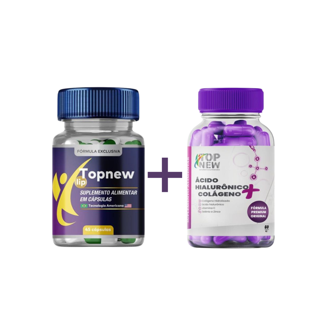 Combo Topnew-lip + Acido hialurônico