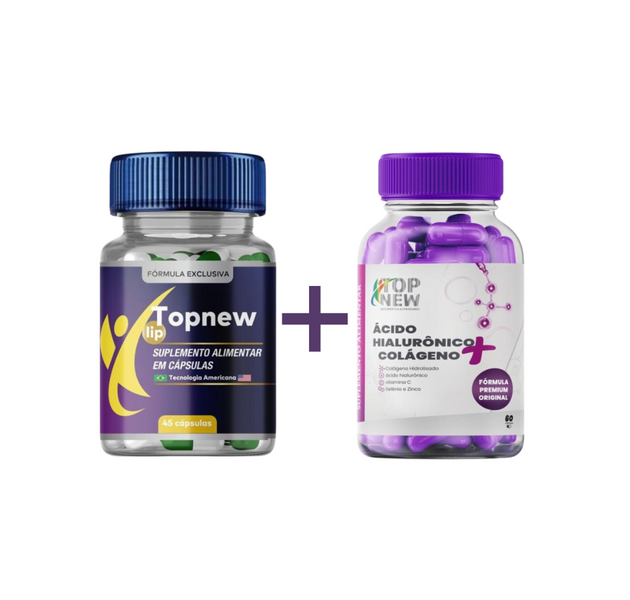 Combo Topnew-lip + Acido hialurônico