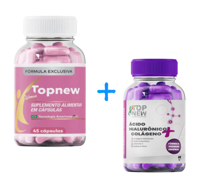 Topnew Woman + Ácido Hialurônico (Brinde)