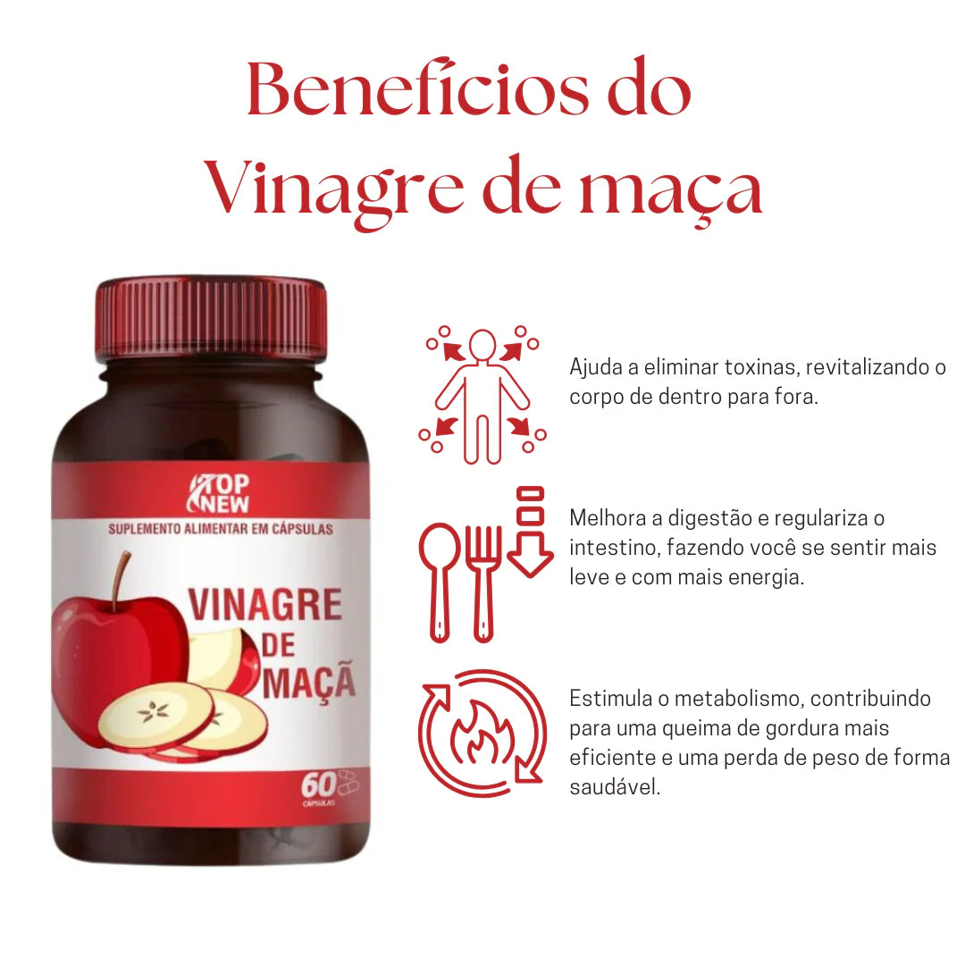 Vinagre de Maçã - Topnew